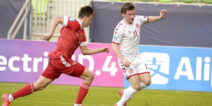 «Рубин» подпишет форварда сборной Дании, забившего в ворота России на молодежном Евро-2021 - фото