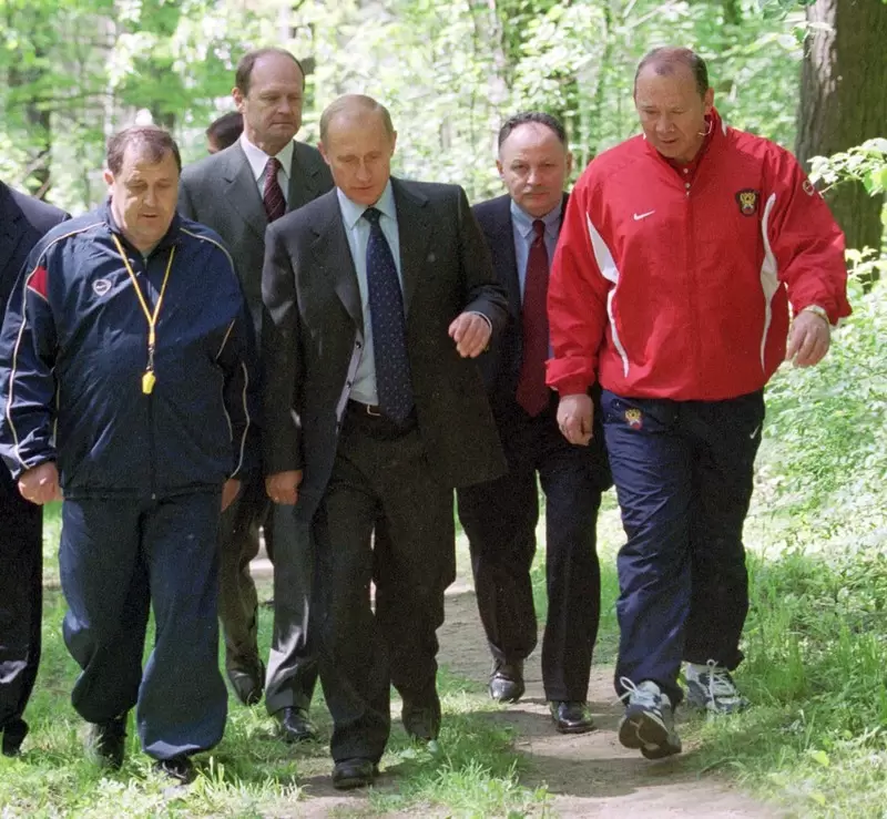 Путин и сборная России 2002